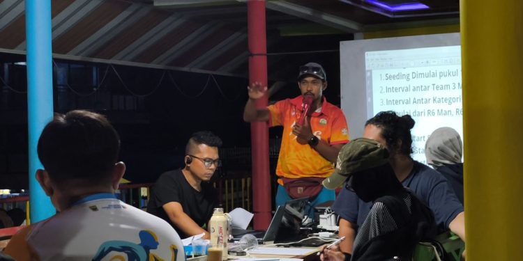 Technical Meeting Arung Jeram Porprov Sumbar 2026, Peserta Ditekankan Pahami Aturan dan Keselamatan