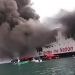KMP Batumandi Terbakar di Selat Sunda! Asap Hitam Membubung, Seluruh Penumpang dan Awak Kapal Dievakuasi