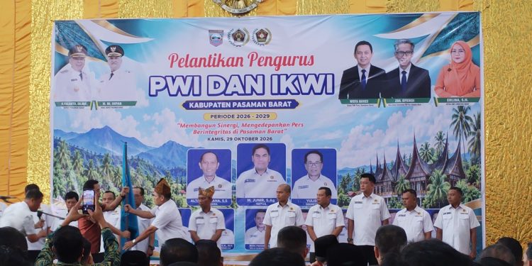 Resmi Dilantik, PWI Pasaman Barat Siap Perkuat Profesionalisme dan Integritas Pers